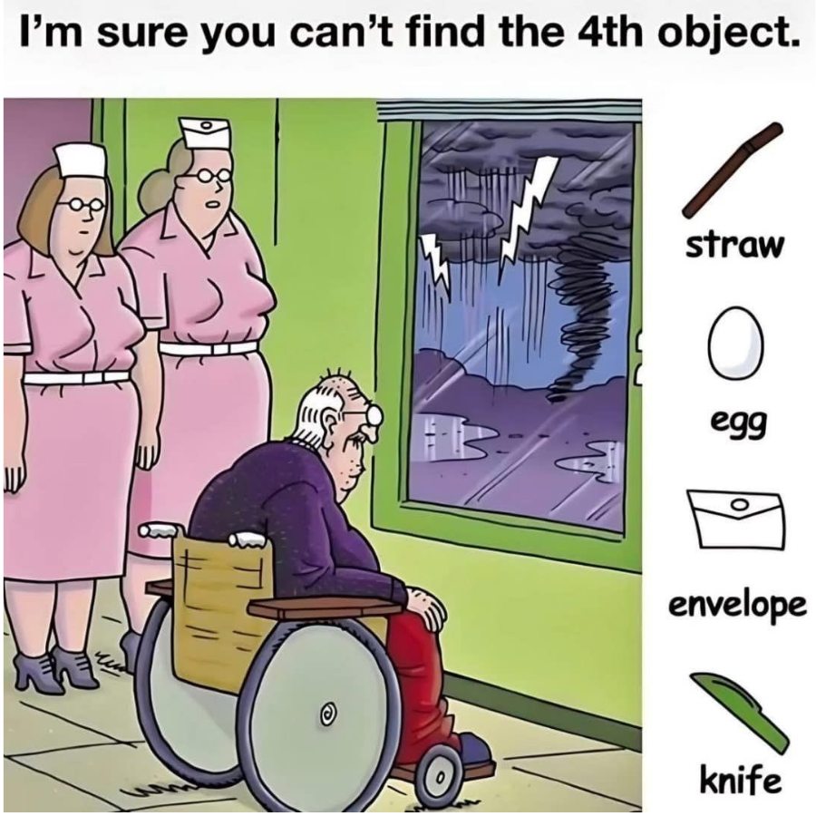 I’m Sure You Can’t Find The 4th Object! ?