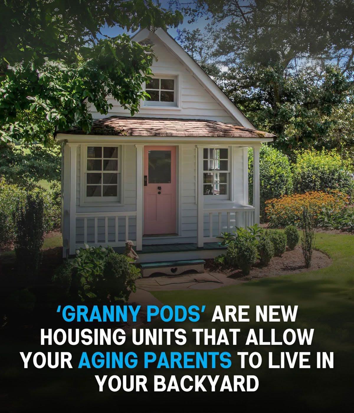 “Granny Pods” Now Allow Your Aging Parents to Live in Your Backyard